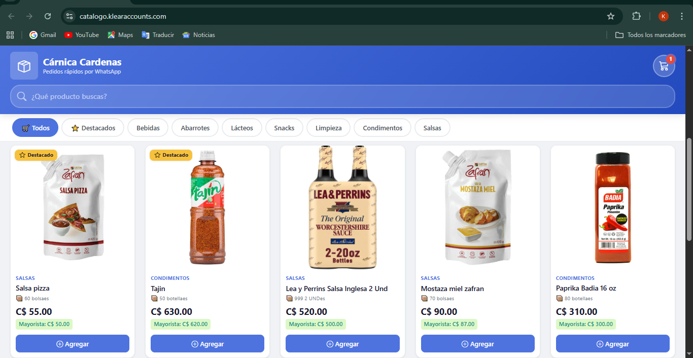 Catalogo distribuidora
